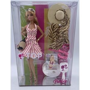 Top Model Resort Barbie Doll 2007 Mattel NRFB Model Muse Mackie Pink Label